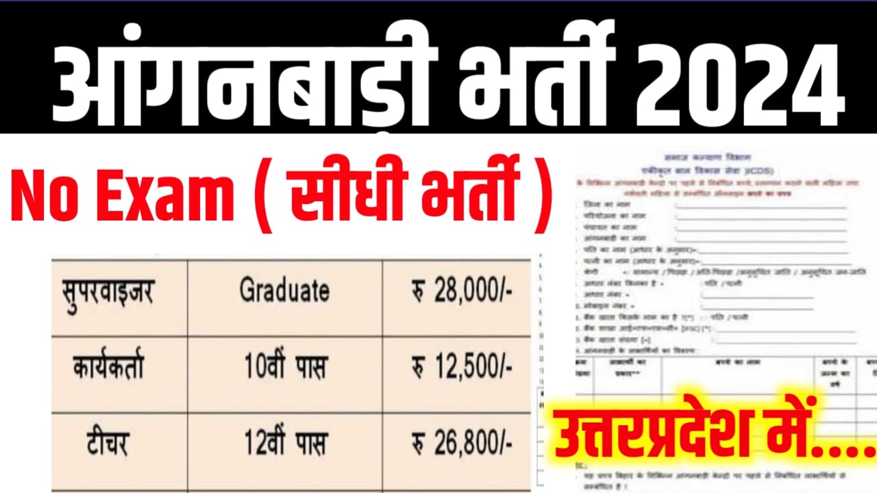 UP Anganbadi Merit List 2024